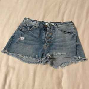 Faded Blue Vintage Shorts